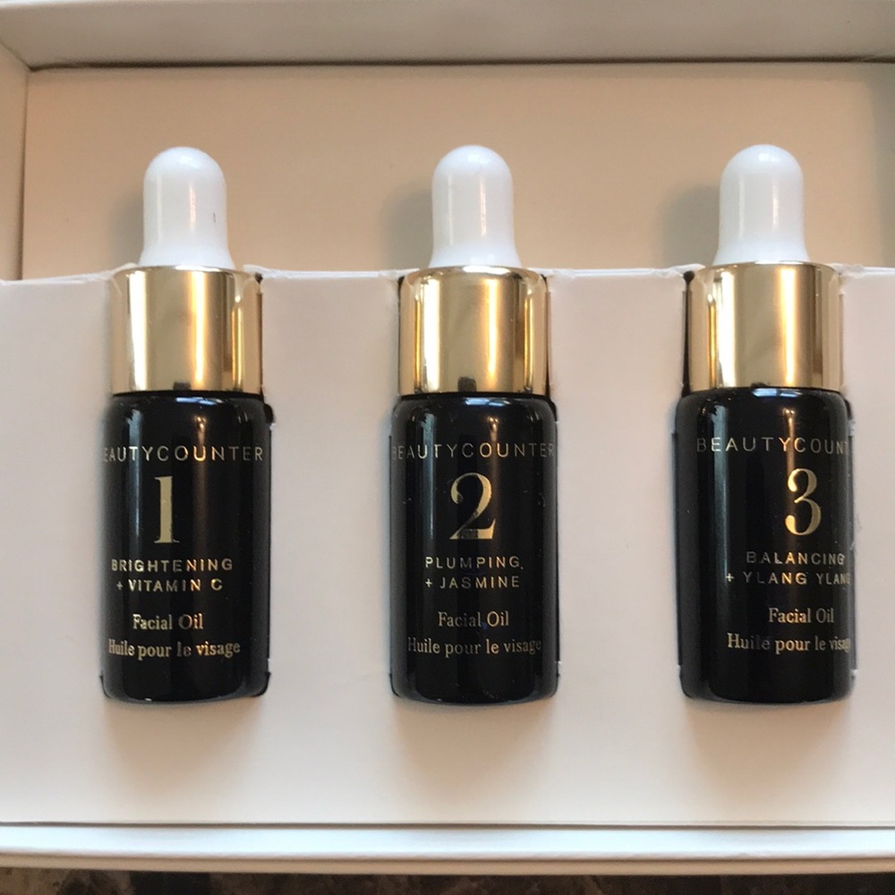 Beautycounter mini facial oils